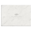 Rectangular white marble slab for Carrara White Marble 3X6 Polished or Honed product