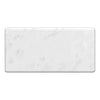 Rectangular Carrara White Marble 3X6 Tumbled slab showcasing elegant natural veining