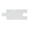 Carrara White Marble 4X12 Polished or Honed White Marble Subway Tile Display