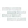 Carrara White Marble 4X12 Polished or Honed White Marble Brick Tiles Display