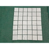 White marble mosaic tiles with subtle gray veining in a neat grid pattern carrara white marble 4x4 tumbled