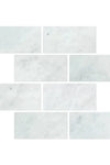 Carrara White Marble 6X12 Polished or Honed