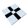 Black and white checkered tile from Castello in Nero Marquina | Carrara White collection
