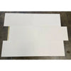 White Champagne Lymra 12x24 limestone honed staggered tiles