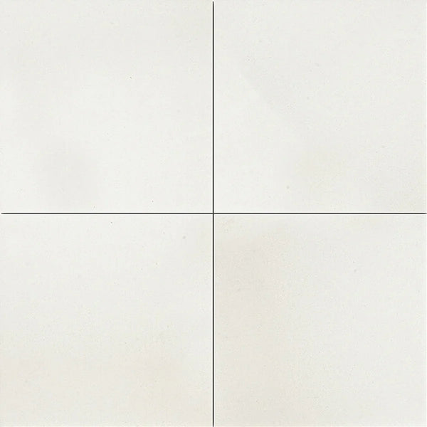 White Champagne Lymra 18x18 limestone honed tile with veining and glossy finish