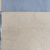 Marble tile flooring in Checkerboard Bardiglio and Crema Marfil 12X12 Set