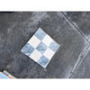 Polished Bardiglio Crema Marfil checkered mosaic tile