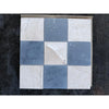 Checkerboard Bardiglio Crema Marfil polished-honed mosaic tiles