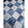 Polished-honed Checkerboard Bardiglio Crema Marfil marble tiles