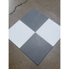 Gray and white checkered marble tiles from Checkerboard Bardiglio Imperiale and Bianco Dolomite set