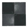 Four dark square tiles from the Checkerboard Bardiglio Imperiale and Thassos set