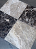 Checkerboard Emperador Dark and Light Marble 12x12 Tile Set