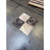 Checkerboard Emperador Dark and Light Marble 12x12 Tile Set