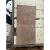 Two brown marble tiles from Checkerboard Ivory and Noce Travertine 12X12 Set