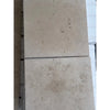 Beige Travertine tiles from Checkerboard Ivory and Noce Tumbled 12X12 Set