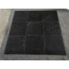 Nine black marble tiles from the Checkerboard Oriental White and Nero Marquina set