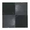 Four dark square tiles from the Checkerboard Rosso Levanto and Bianco Dolomite set