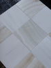 Polished Checkerboard White Onyx Bianco Dolomite marble tiles with subtle veining