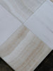 Polished Checkerboard White Onyx Bianco Dolomite marble-effect tile