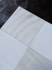 Polished Checkerboard White Onyx Bianco Dolomite tile with white marble and beige veining