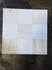 Checkerboard White Onyx Bianco Dolomite Tile Polished 3x3 grid