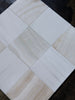 Polished Checkerboard White Onyx Bianco Dolomite tiles with marble veining