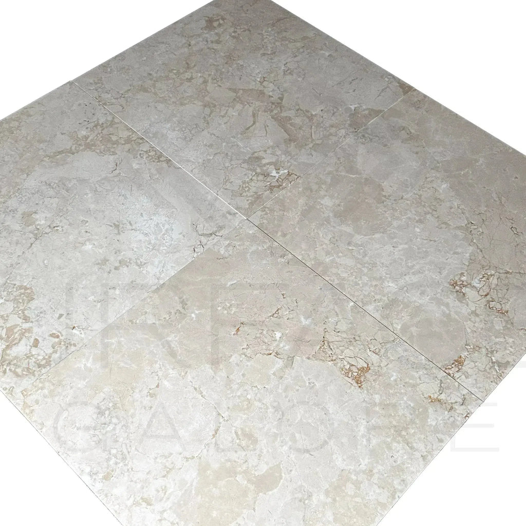 Classic Beige Bottocino Marble 24X24 Polished Tile for elegant flooring solutions