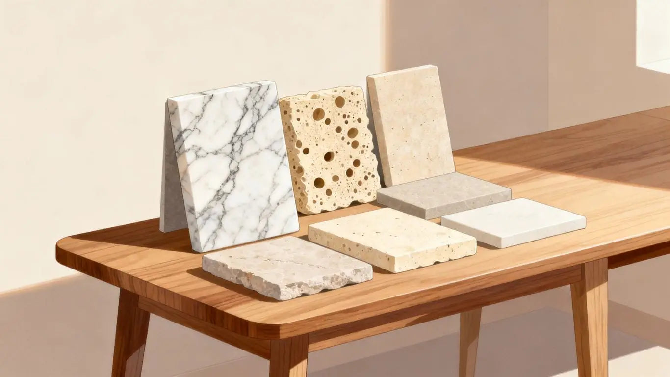 Selection of premium natural stone