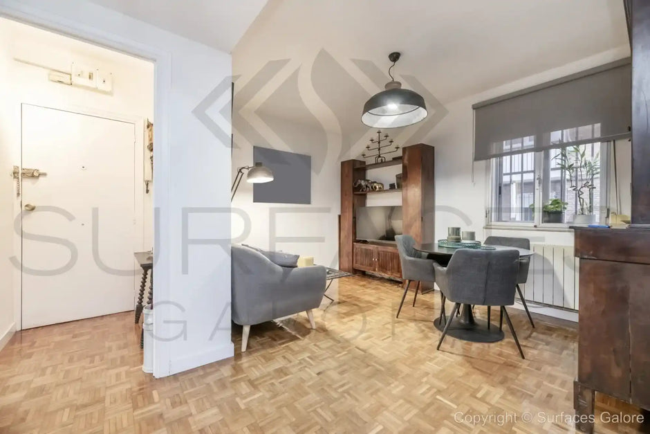 Cozy living and dining area.