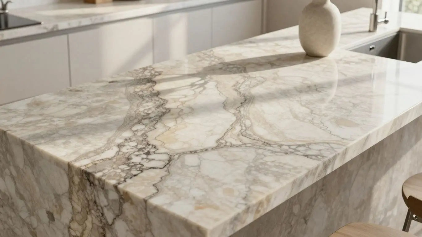 Natural stone countertop sketch