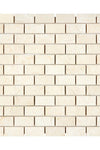 Crema Marfil Marble 1X2 Brick Mosaic Polished or Honed