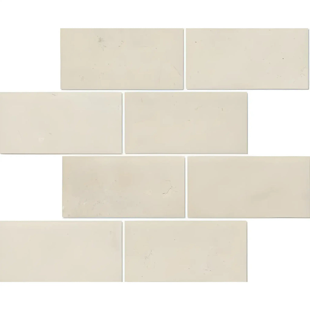 Rectangular beige Crema Marfil Marble tiles in polished or honed finish