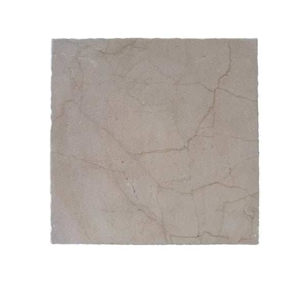 Crema Marrfil Rustic Modern Tumbled beige marble tile with natural veining
