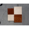Crema Marrfil Rustic Modern Tumbled marble tiles in reddish-brown and creamy white veins