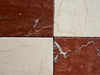 Crema Marrfil Rustic Modern Tumbled red beige marble tiles veining