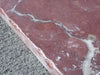 Crema Marrfil Rustic Modern Tumbled reddish-pink marble slab with white veining