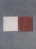Crema Marrfil Rustic Modern Tumbled marble tiles: creamy white veined and reddish-brown patterned