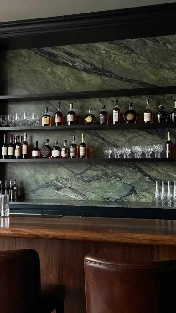 Floating Floating Shelves for Bars