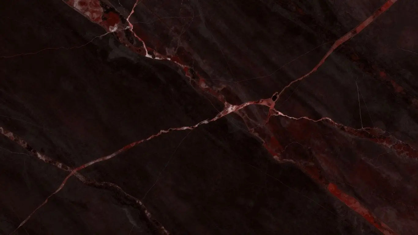 Rosso Levanto marble slabs with red veining