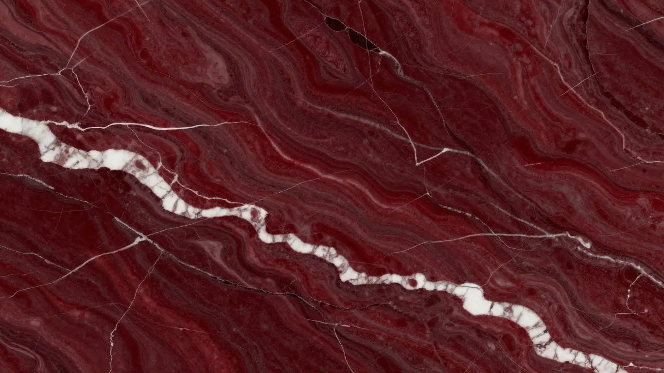 Rosso Levanto marble veining sketch