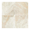 Four beige Diano Royal marble tiles in polished finish, ideal for elegant flooring