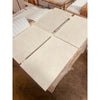 Dolce Crema 16X24 Limestone tiles stacked on wooden pallet