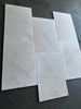 Dolce Ivory 18x18 limestone tile in light gray marbled matte finish
