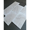 Dolce Ivory 18X36 Limestone light gray rectangular matte tiles with marble veining