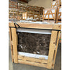 Emperador Dark Marble 24x24 Polished Slab in Wooden Crate