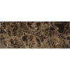 Brown marble slab Emperador Dark Marble Baseboard Trim Liner polished product display