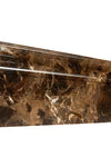 Emperador Dark Marble 4 3/4X12 Baseboard Trim Liner Polished