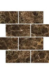Emperador Dark Marble 4X12 Polished