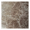 Brown Emperador Light Marble slab with elegant white veining for tile installation