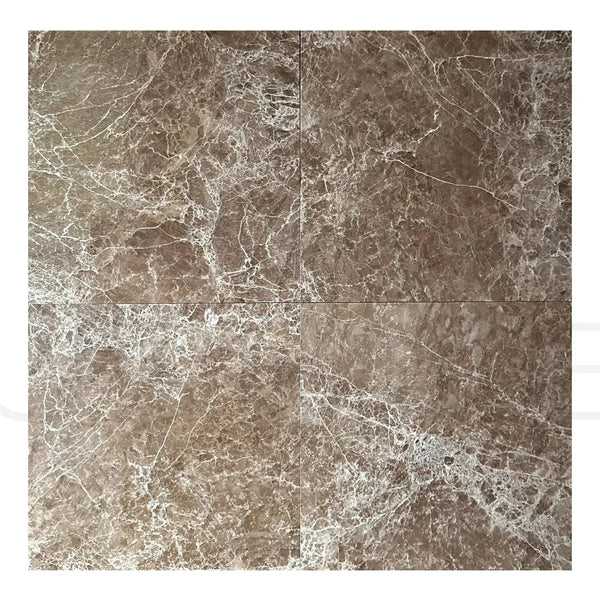 Brown marble tile pattern of Emperador Light Marble polished tile for elegant decor
